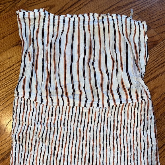 Gab & Kate Woman’s Striped Strapless Dress Size S - Picture 3 of 4